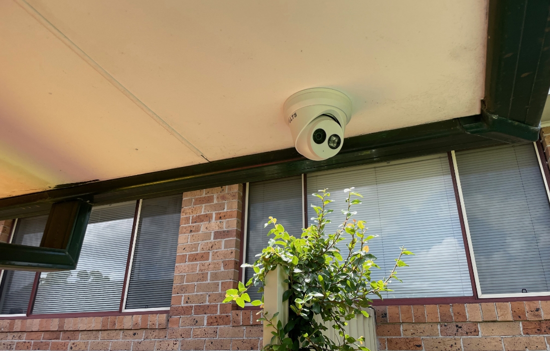 Outdoor CCTV Connected to the Wall by AILO Electrical